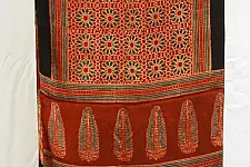 मिट्टी से | Mitti se ❦ Ajrakh Modal Silk Stole ~ 3