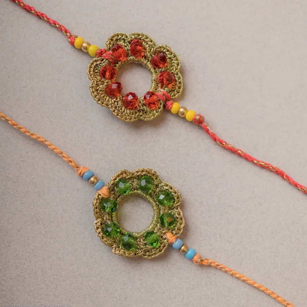 shop Handmade Crochet Rakhi (Set of 2)