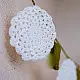 Crochet Torans | Flower Boho Bunting ~ White 