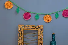 Crochet Torans | Flower Toran Bunting 