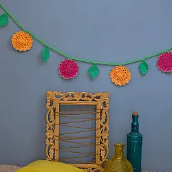Crochet Torans | Flower Toran Bunting 