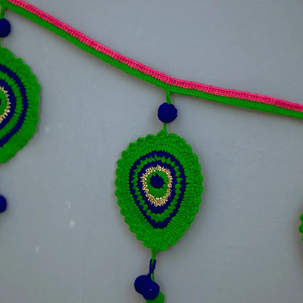Crochet Torans | Morpankh Toran