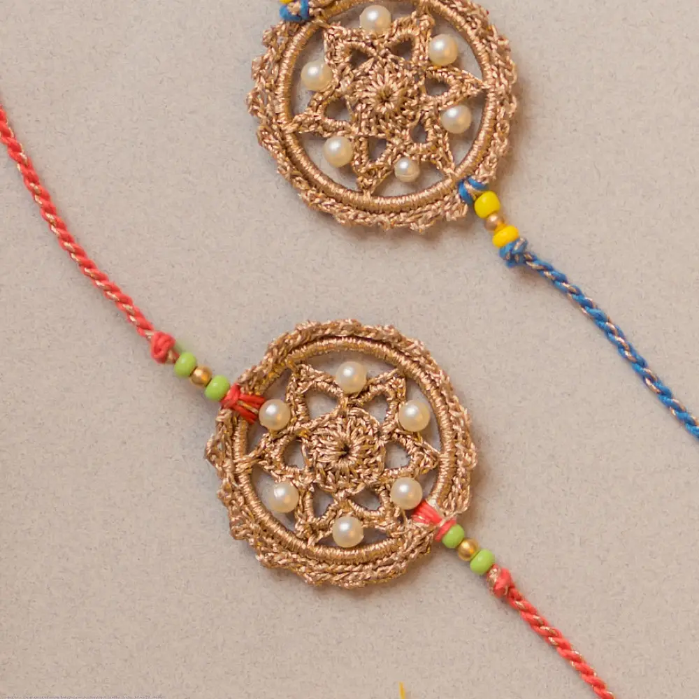 shop Handmade Twilight Weave Rakhi (Set of 2)