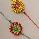 shop Handmade Beaded Glow Crochet Rakhi (Set of 2)