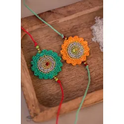 Crochet Rakhi | Seher Rakhi (Set of 2)