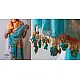 A Symphony in Color | Hand Knitted Crochet Chanderi Stole - E