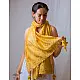 A Symphony in Color | Hand Knitted Crochet Chanderi Stole - D90