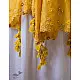 A Symphony in Color | Hand Knitted Crochet Chanderi Stole - D90