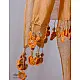 A Symphony in Color | Hand Knitted Crochet Chanderi Stole - F