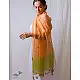 A Symphony in Color | Hand Knitted Crochet Chanderi Stole - G