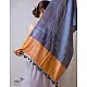 A Symphony in Color | Hand Knitted Crochet Chanderi Stole - H