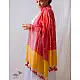 A Symphony in Color | Hand Knitted Crochet Chanderi Stole - J
