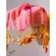 A Symphony in Color | Hand Knitted Crochet Chanderi Stole - K