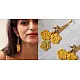 Crochet | Swing Earrings ~ Yellow Poppies