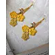 Crochet | Swing Earrings ~ Yellow Poppies