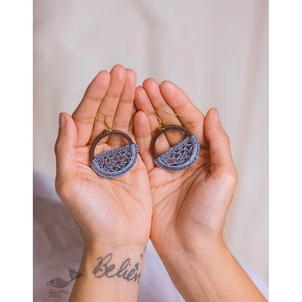 Crochet |  Jharokha ( Two Options - Beige (Brown) / Grey )