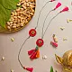 shop Coral Reef Crochet Rakhi & Lumba Set (Set of 2)