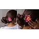 Crochet ✩ Hair Stick - Shimmer Pink Lotus 