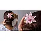 Crochet ✩ Hair Stick - Soft Pink Cosmos 