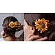 Crochet ✩ Hair Stick - Sunflower 