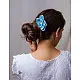 Crochet ✩  Hair Stick - Blue Lotus 