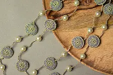 Crochet Necklace | Nakshatra Necklace ~ Shimmer 