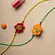 shop Stars Crochet Rakhi Set (Set of 2)