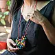 Crochet Necklace | Guldasta Necklace ~ Multicoloured