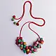 Crochet Necklace | Guldasta Necklace ~ Multicoloured
