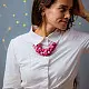 Crochet Necklace | Guldasta Necklace ~ Pink