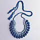 Crochet Necklace | Aadya Necklace ~ Indigo Ombre
