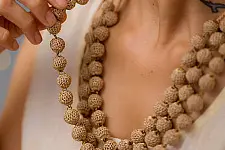 Crochet Necklace | Aadya Necklace ~ Rose Gold