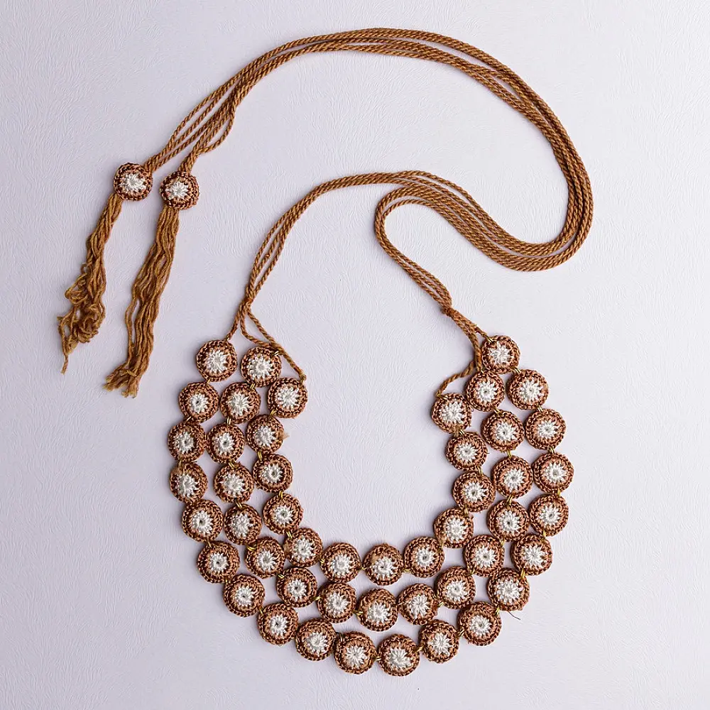 Crochet Necklace | Mausam Necklace ~ Earth 