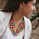 Crochet Necklace | Mela Layered Necklace ~ Multicolored