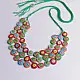 Crochet Necklace | Mela Layered Necklace ~ Multicolored