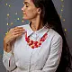 Crochet Necklace | Zuri Necklace ~ Red