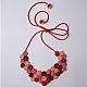 Crochet Necklace | Zuri Necklace ~ Red