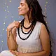Crochet Necklace |  Vrishti ~ Black