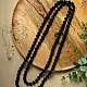Crochet Necklace |  Vrishti ~ Black