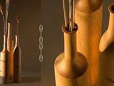 Sankhla | Handcrafted Wooden Vase