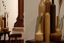 Sankhla | Handmade Wooden Vase (Set)