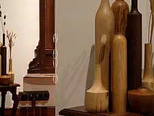 Sankhla | Handmade Wooden Vase (Set)