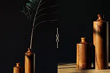 Sankhla ✼ Wooden Vases (Set of Two) ✼ 8