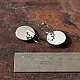 shop Hand Embroidered Jewelry - Butterfly Earring