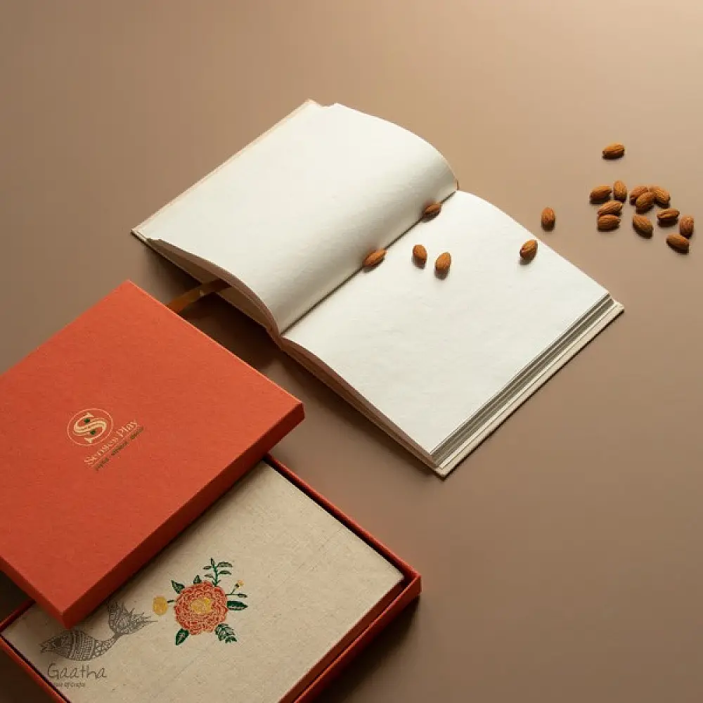 designer diary with handmade paper