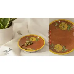 Senses Play ▣ Genda Phool Jaipur Pottery ▣ Wall decor & Serving Platters - Yellow ▣ 29