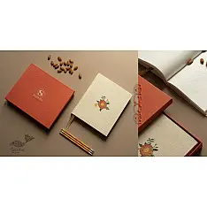 Senses Play ▣ Handmade Banana Fiber Paper ▣ Vintage Diary ▣ 21