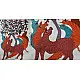 tribal gond painting-Peahen 