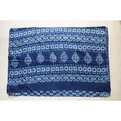 अश्विन ✻ Indigo Dabu ✻ Cotton Saree - 19