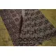 shop dabu hand block printed cotton saree - Flower Motif